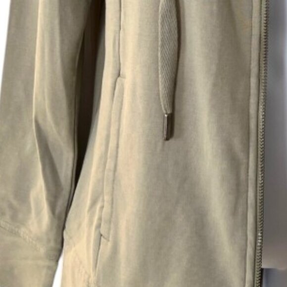 NWT! Pact Organic Cotton Full Zip Hoodie Size Small Sage Green Fair Trade - Picture 3 of 11